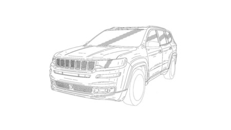 Estos bocetos muestran el rosto del Jeep Yuntu de producción