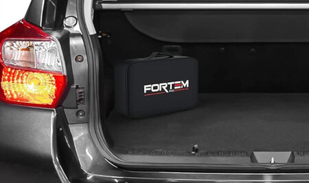 Inflador Fortem para ruedas de coche y moto en oferta en Amazon