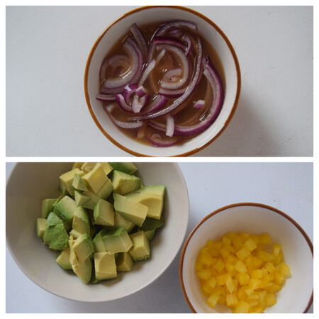 Ceviche de salmón paso a paso