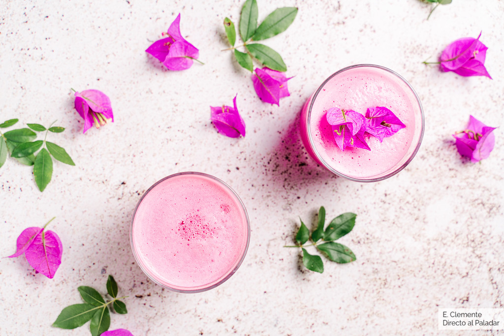 Cómo hacer Pink latte: el 