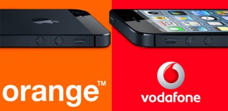 Precios del iPhone 5 con Orange y Vodafone