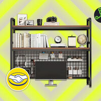 Con este organizador podrás duplicar el espacio de tu escritorio: resistente, amplio y nada caro 