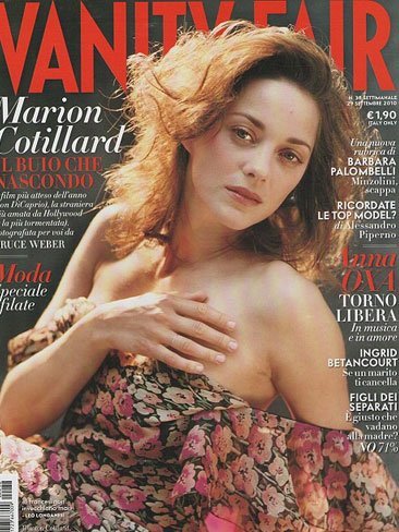 Vanity Fair lava la cara (y despeina) a Marion Cotillard