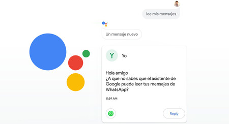 Ya puedes leer y responder con el Asistente de Google a mensajes de WhatsApp, Telegram, Messenger y más