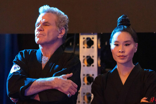 Alicia Hannah Kim And Martin Kove Cobra Kai