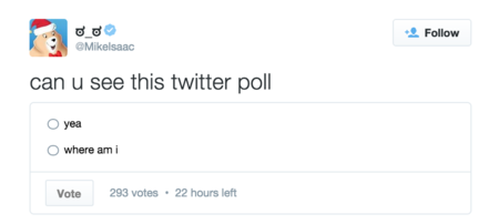 Se acabó utilizar FAV y RT para ello: Twitter ya prepara un sistema nativo de encuestas
