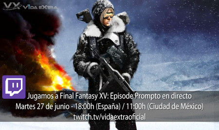 Streaming de Final Fantasy XV: Episode Prompto a las 18:00h (las 11:00h en Ciudad de México)