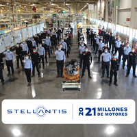 Stellantis México celebra 21 millones de motores producidos en el estado de Coahuila