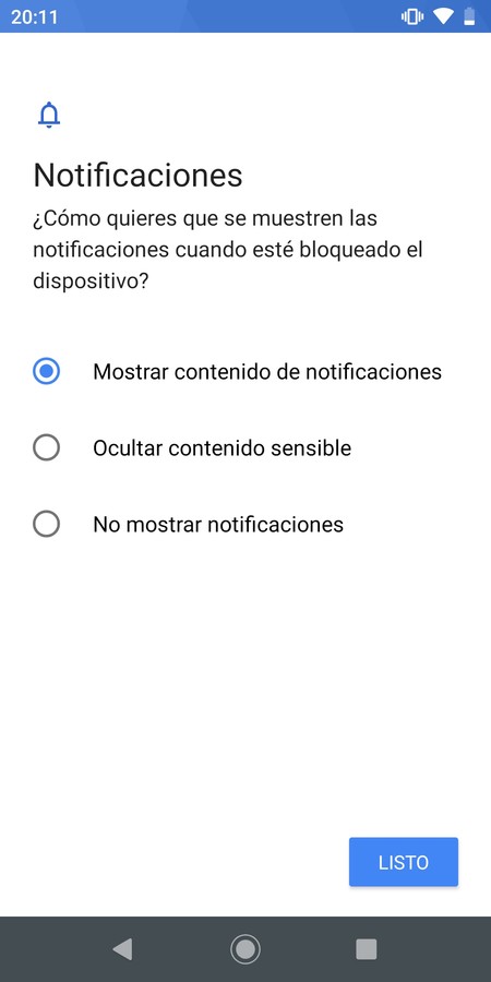 Contenido Notificaciones