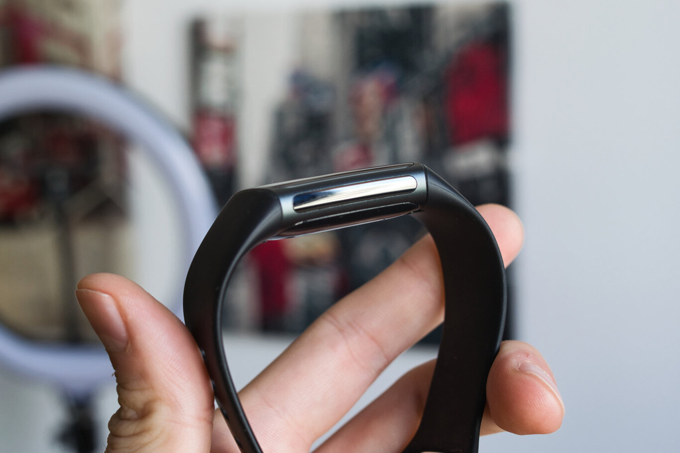 Fitbit Charge 5 Sport-Armband In Frostweiß, Größe S – Offizielles Zubehör, Bequem & Schweißresistent