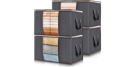 pack cajas almacenaje ropa Amazon