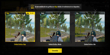PUBG Mobile en el Alcatel 3V