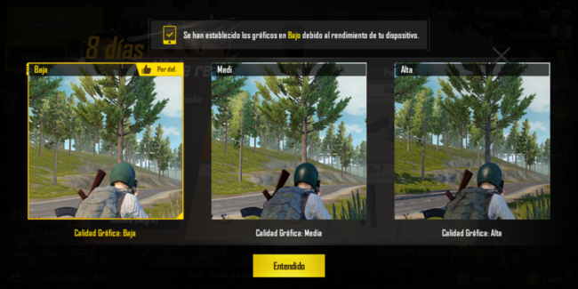PUBG Mobile en el Alcatel℗ 3V