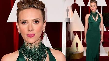 Scarlett Johansson fue noticia en los Oscars por sacarse leche entre bastidores