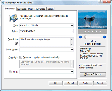 Microsoft Photo Info 1.0.