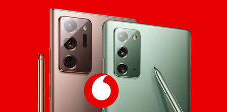 Precios Samsung Galaxy Note 20 y Note 20 Ultra con Vodafone: a partir de 37 euros al mes en 24 cuotas