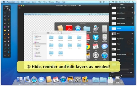 Screenshot PSD, crea capturas de pantallas por capas