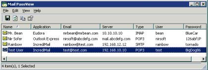Recupera la contraseña de tu cuenta de correo con Mail PassView