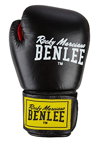 BenLee Fighter Guantes de Boxeo en Miniatura, Unisex Adulto, Negro, 14 oz