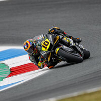 Luca Marini y la experiencia de pilotar una MotoGP actual con el alerón roto: "Fue increíble, solo traté de no caerme" 