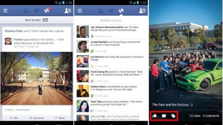 Facebook renueva por fin su aplicación para Android, ahora mucho más rápida