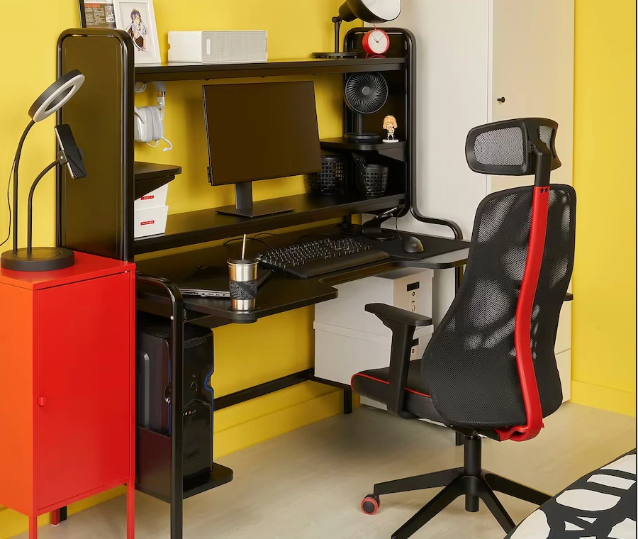 FREDDE / MATCHSPEL Escritorio y silla gaming