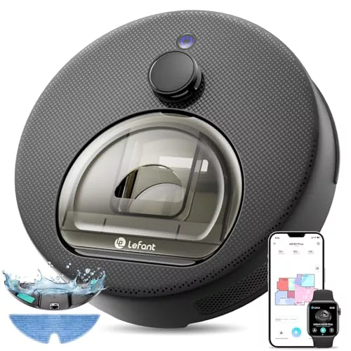 Lefant M330 Plus Robot Aspirador y Fregasuelos 3 en 1 con Navegación dToF