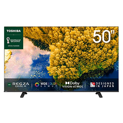 Toshiba Pantalla 50" Pulgadas 4K Smart TV VIDAA 50C350LM