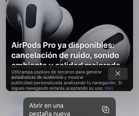 Cómo deshabilitar la vista previa de enlaces en Safari para iOS 13