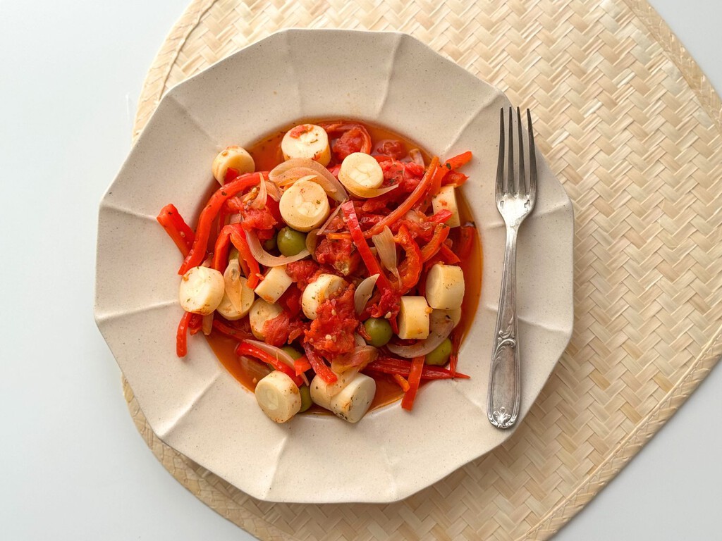 Palmito guisado, una receta diferente con el sabor del Caribe