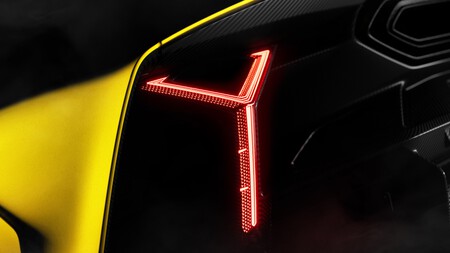 Lamborghini Fenomeno luz trasera