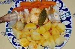 Rape o Peixe-sapo a la gallega con ajada