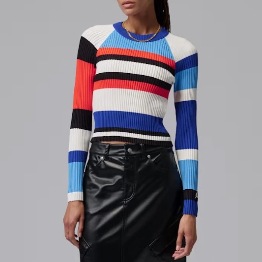 Jordan Flight Jersey de manga larga a rayas - Mujer