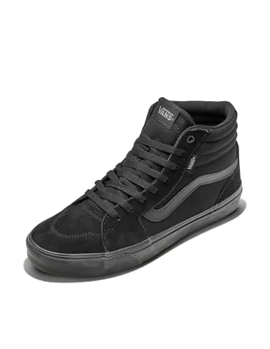 Vans Filmore Hi, Zapatillas para Hombre, (Suede/Canvas) black/black, 39 EU