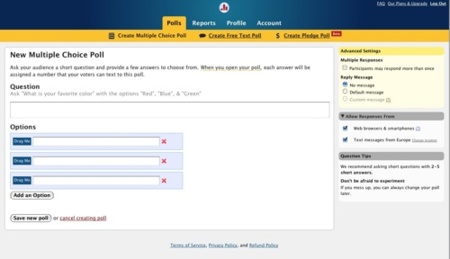 Poll Everywhere, crea encuestas online y analiza sus resultados en tiempo real