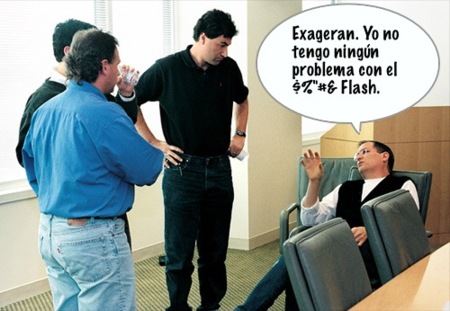 Steve Jobs vuelve a atacar a Adobe Flash en una reunión con Wall Street Journal
