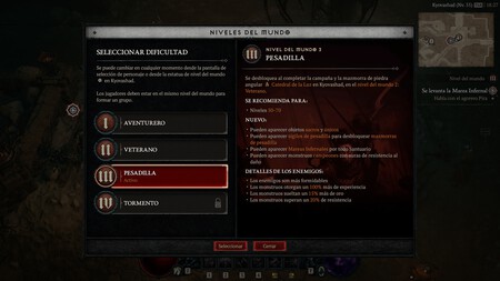 Diablo Iv Tepmporada 1 Niveles Del Mundo