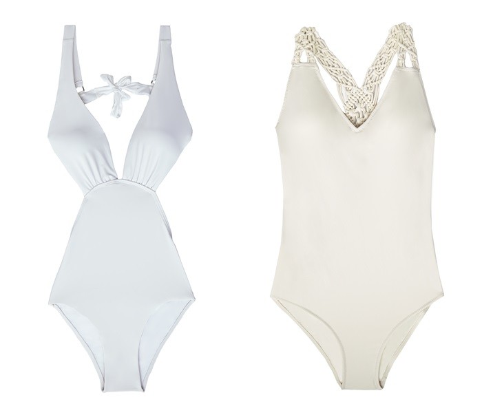 17 bañadores y bikinis blancos para lucir bronceado este verano