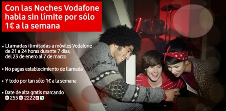 Noches Vodafone para hablar a cero si tienes tarjeta prepago