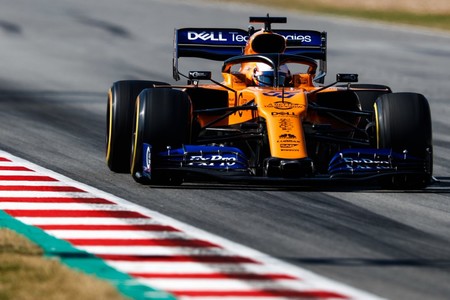 Sainz Mclaren Test