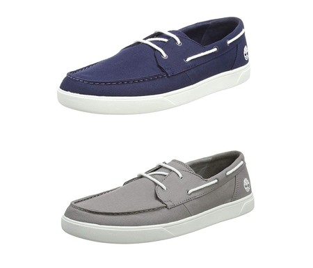 Desde 20,15 euros en Amazon podemos hacernos con estos mocasines Timberland Bayham Canvas en tres colores distintos