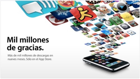 Mil millones de descargas en la App Store