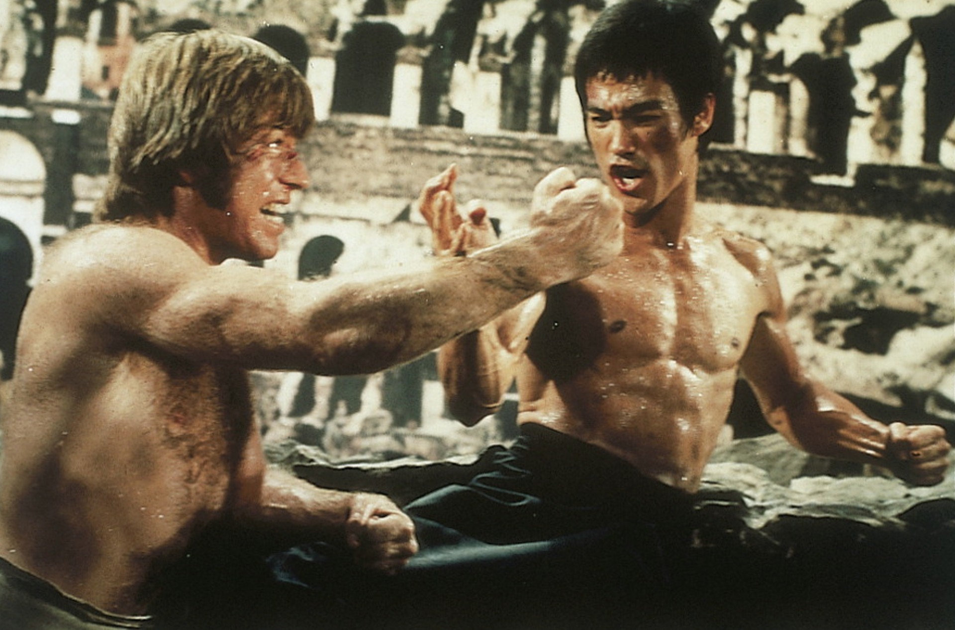 La Pelea De Bruce Lee Y Chuck Norris