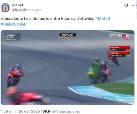 Rueda Dettwiler Malasia Moto3 2025