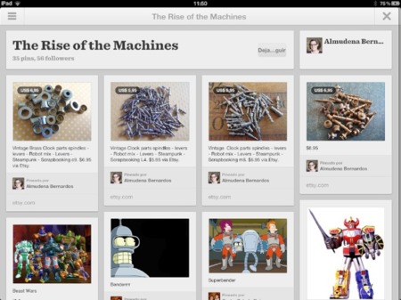 Pinterest lanza su aplicación oficial para iPad