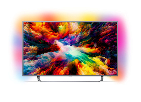 Televisor de 55 pulgadas Philips 55PUS7303, con Android TV y Ambilight, por 599 euros en El Corte Inglés