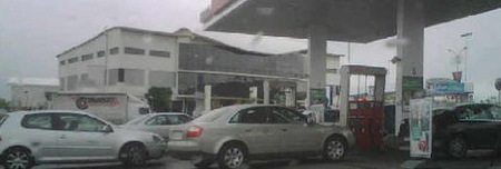 La huelga de transporte y las gasolineras