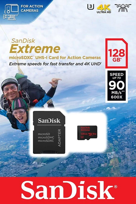 Tarjeta microSDXC SanDisk Extreme de 128GB por 48 euros y envío gratis