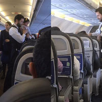 El amable gesto de un auxiliar de vuelo, al calmar no solo a uno, sino a dos bebés durante un viaje