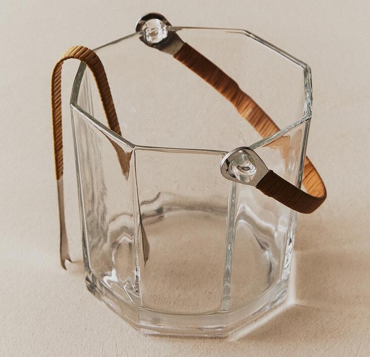Zara Home Vende La Cubitera De Cristal Con Detalles En Rat n Que Es Zara Home Vende La Cubitera De Cristal Con Detalles En Rat n Que Es